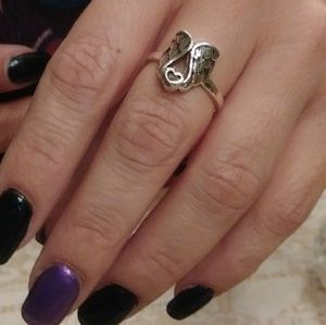 Wings silver ring
